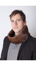 Mink fur neck warmer - unisex